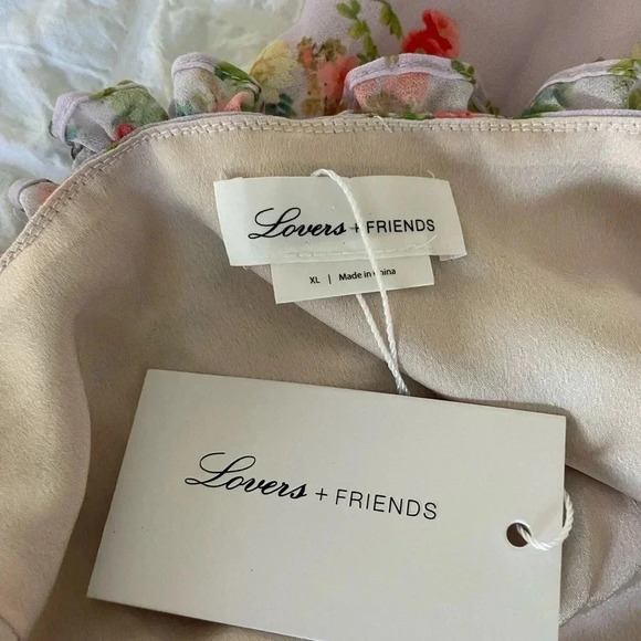 Lovers + Friends floral sun Room ruffle button down midi dress - Picture 7 of 12